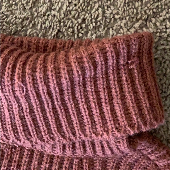 12th Tribe Maroon Turtleneck Sweater - Picture 5 of 5